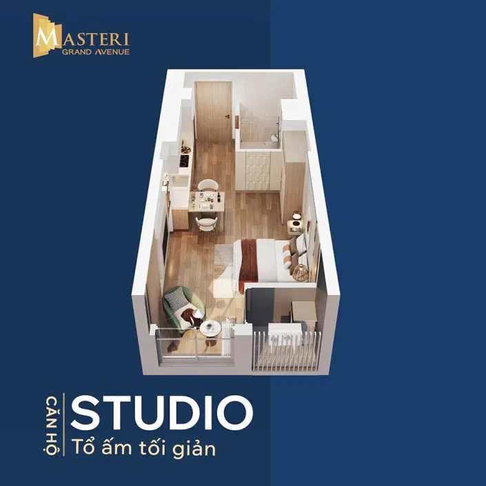 Căn hộ Studio Masteri Grand Avenue