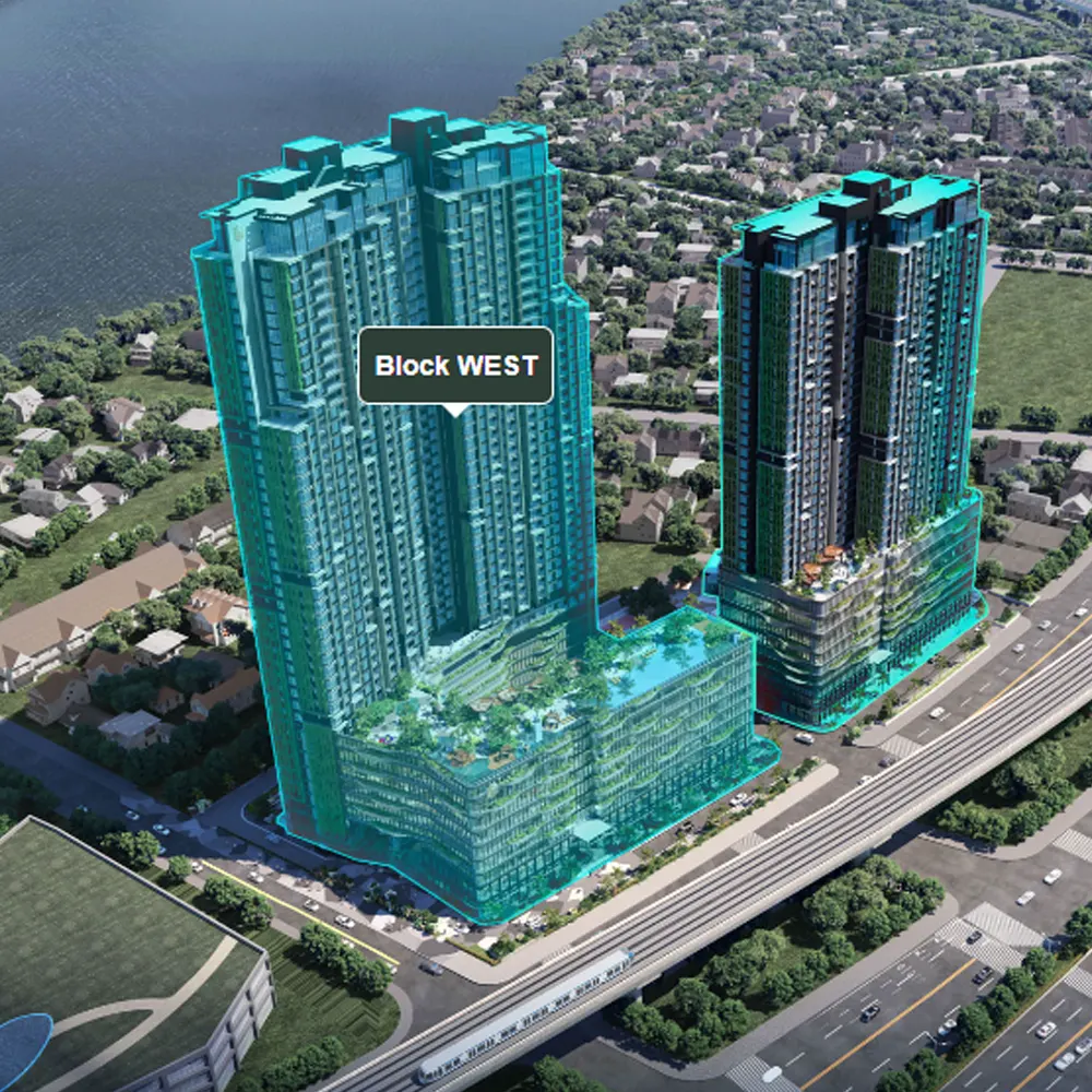 LUMIERE WEST TÒA TÂY Dự án Lumiere Riverside Masterise Homes
