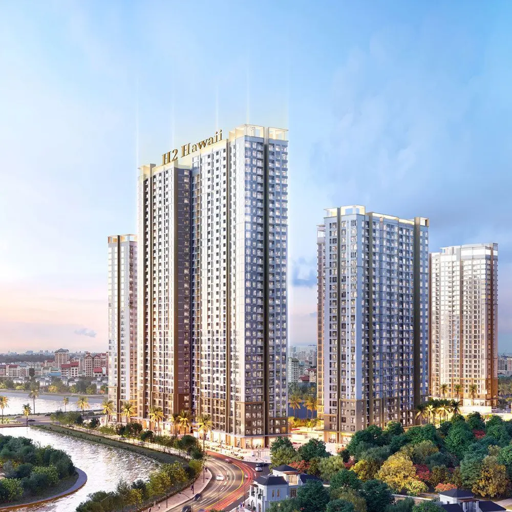 Phân khu Hawaii Masteri Waterfront Vinhomes Ocean Park 1