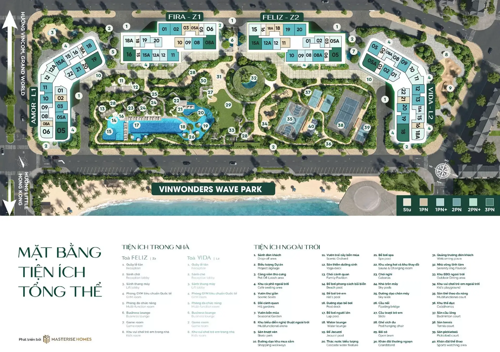TỔNG MẶT BẰNG VÀ KIẾN TRÚC LUMIERE SPRINGBAY Hưng Yên