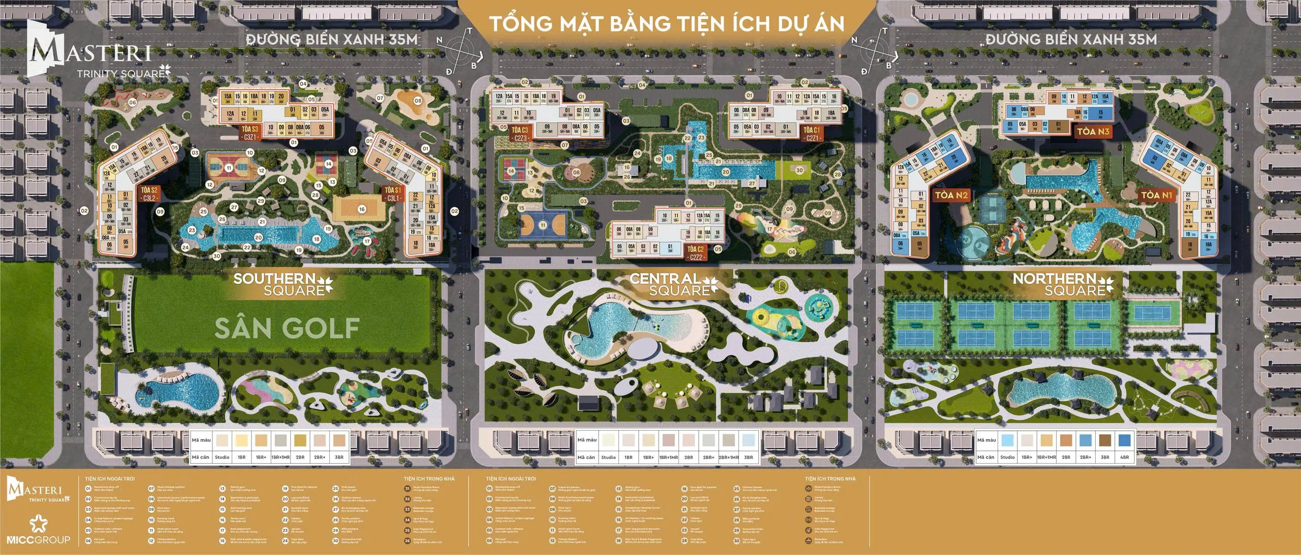 Tiện ích đẳng cấp quốc tế của Masteri Triniti Square