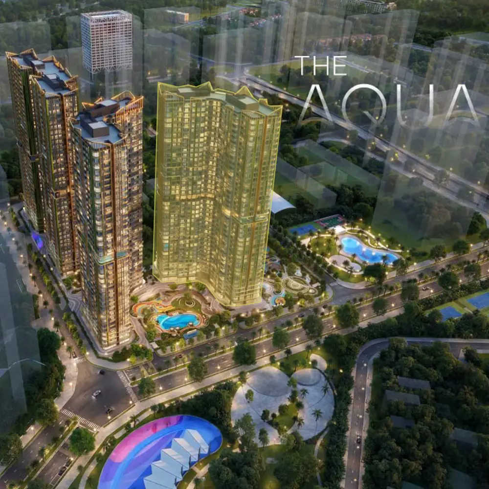 Tòa The Aqua Dự án Lumiere Evergreen Vinhomes Smart City Tây Mỗ Hà Nội