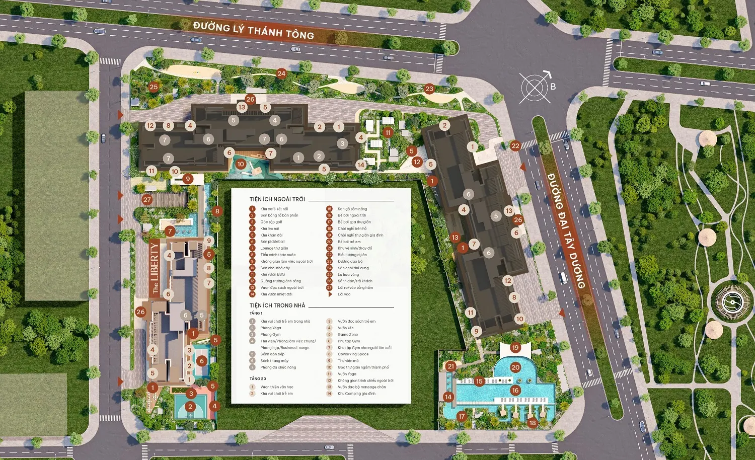 Tổng mặt bằng Masteri Lakeside
