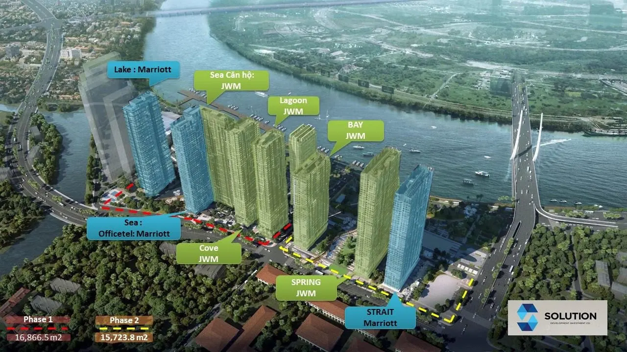 Tổng mặt bằng dự án Grand Marina Saigon Branded Residences