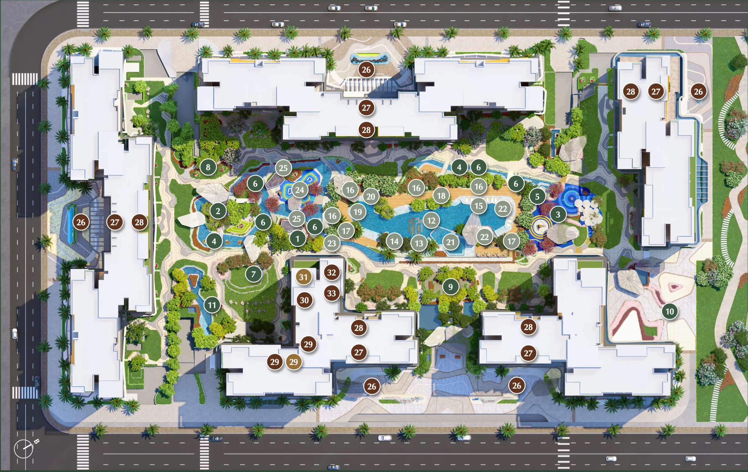 Tổng mặt bằng dự án' Lumiere Boulevard Vinhomes Grand Park TP Thủ Đức HCM
