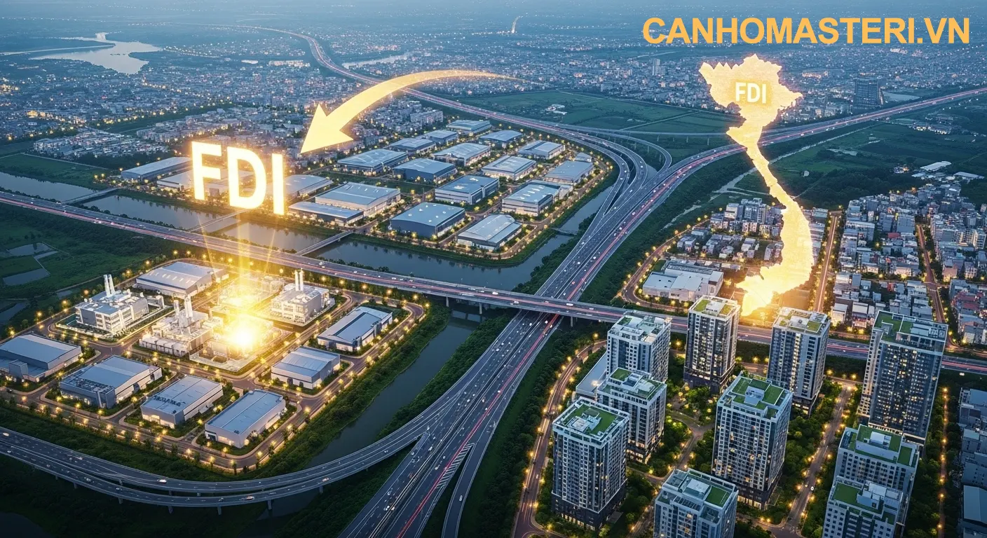 FDI và Sự Bùng Nổ Đô Thị Vệ Tinh & BĐS Công Nghiệp