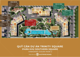 Quỹ căn Phân khu Southern Square Dự án Masteri Trinity Square