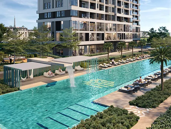 Sống phong cách nghỉ dưỡng Toà C2 Phân Khu Central Square Masteri Trinity Square