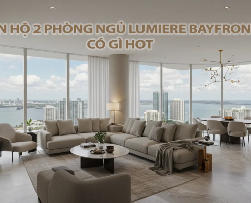 Căn hộ 2 phòng ngủ Lumiere Bayfront có gì hot