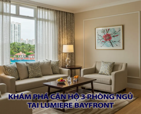 Khám phá Căn hộ 3 phòng ngủ Lumiere Bayfront