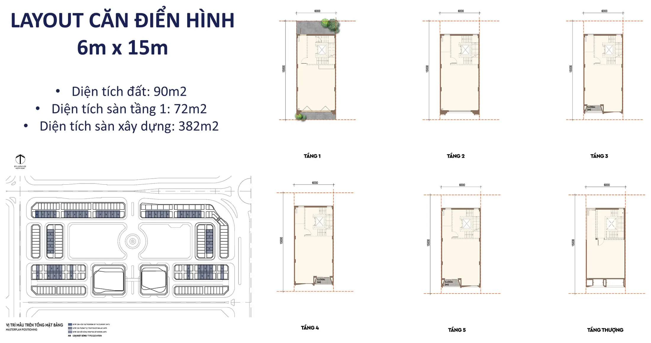 Layout căn hộ The Centric 1