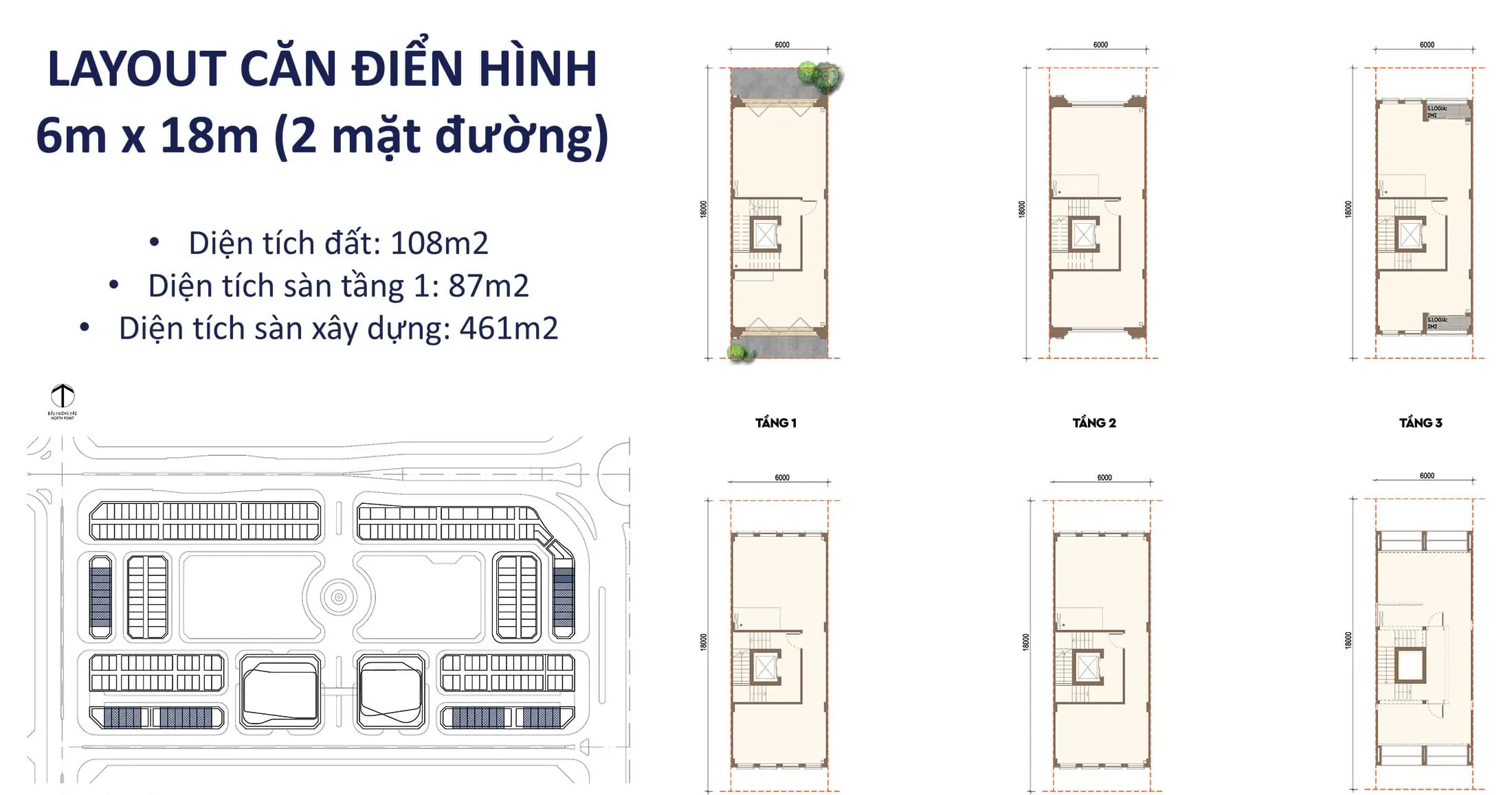 Layout căn hộ The Centric 2