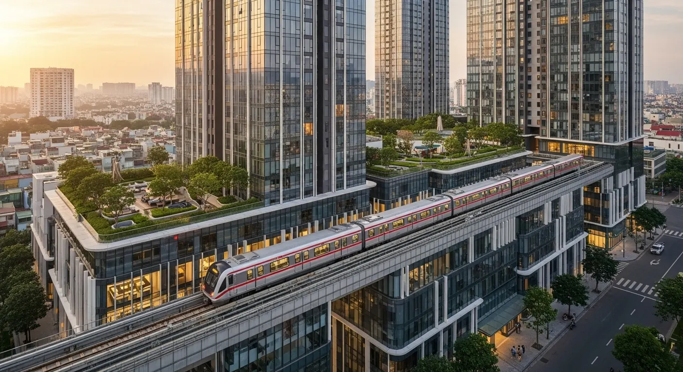 Tuyến Metro số 8 với Masterise Homes