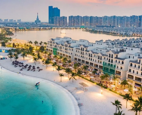 Crystal Lagoon (6,1 ha) – Biển nước mặn nhân tạo tại Vinhomes Ocean Park 1