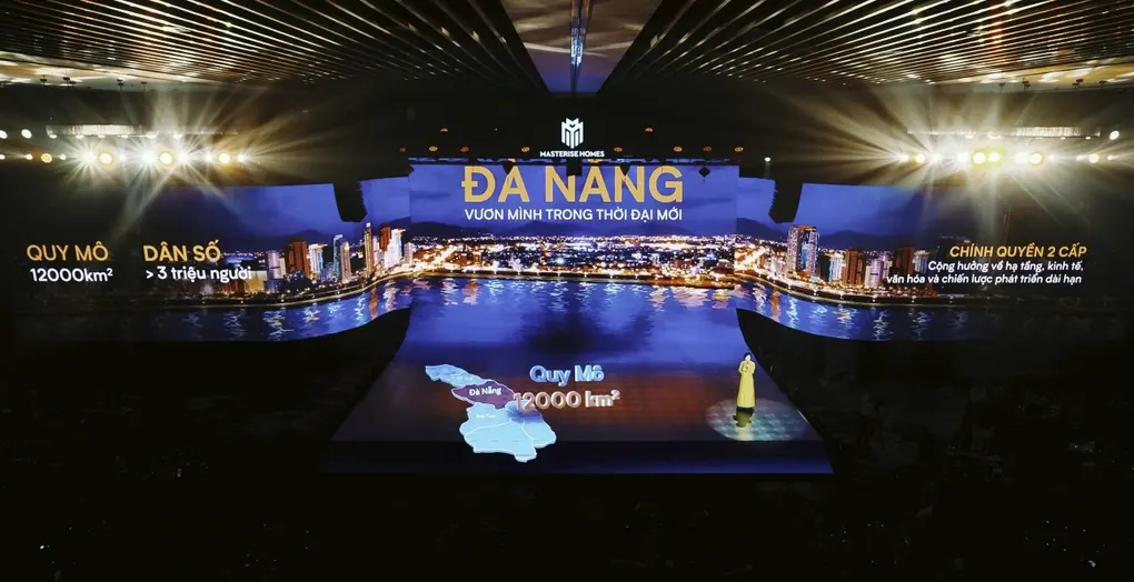 Không gian nghệ thuật của sự kiện Sóng đôi giao hòa dự án Masteri Rivera Danang
