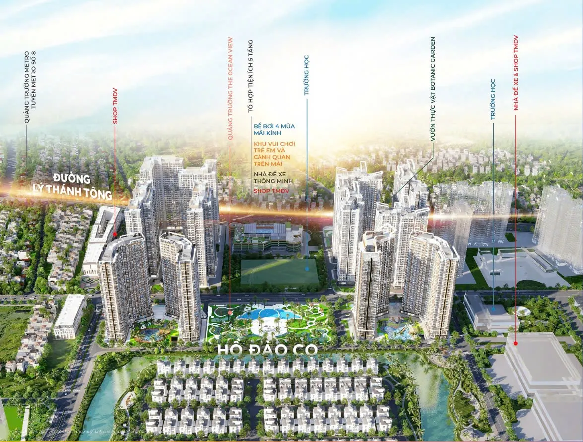 Vị trí Lumiere Bayfront Vinhomes Ocean Park