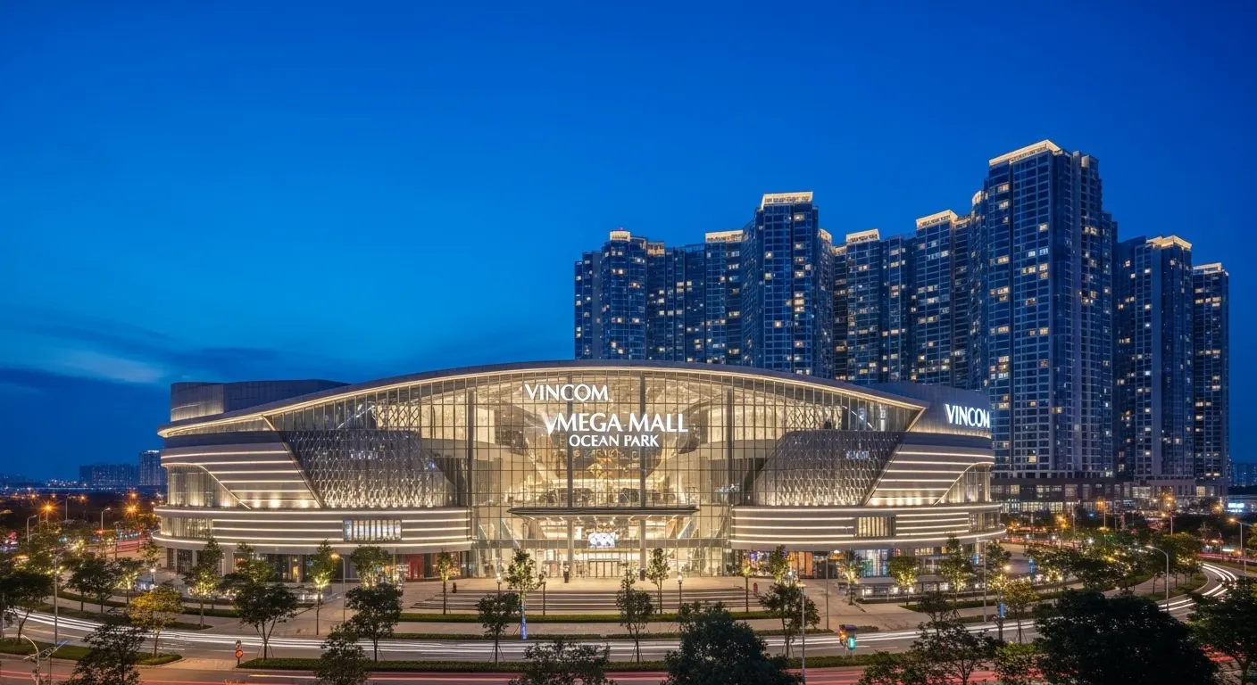 Vincom Mega Mall Vinhomes Ocean Park 1 Thiên đường giải trí mua sắm