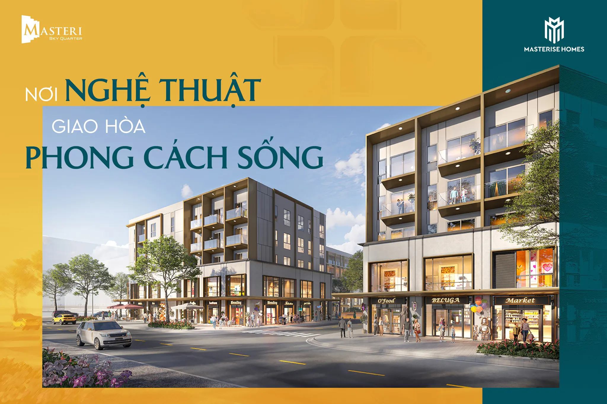 Masteri Sky Quarter – Nơi nghệ thuật giao hòa phong cách sống