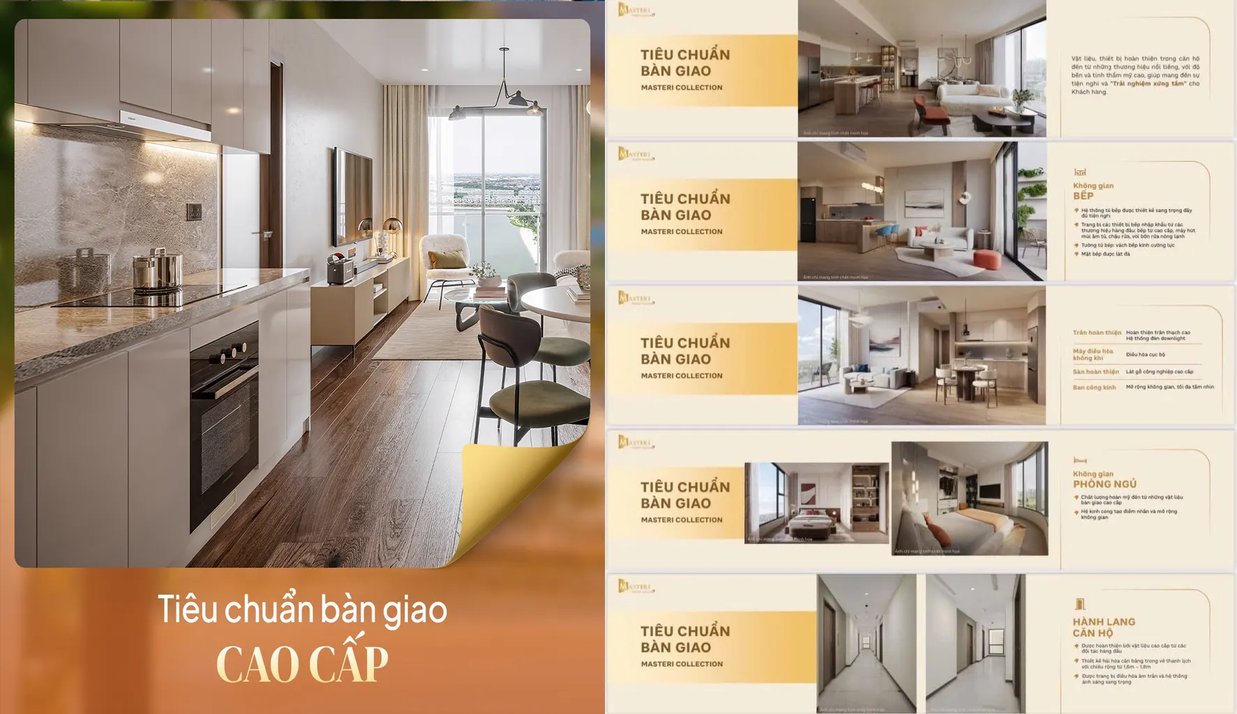 Tiêu chuẩn bàn giao Masteri Collection áp dụng cho Masteri Sky Quarter