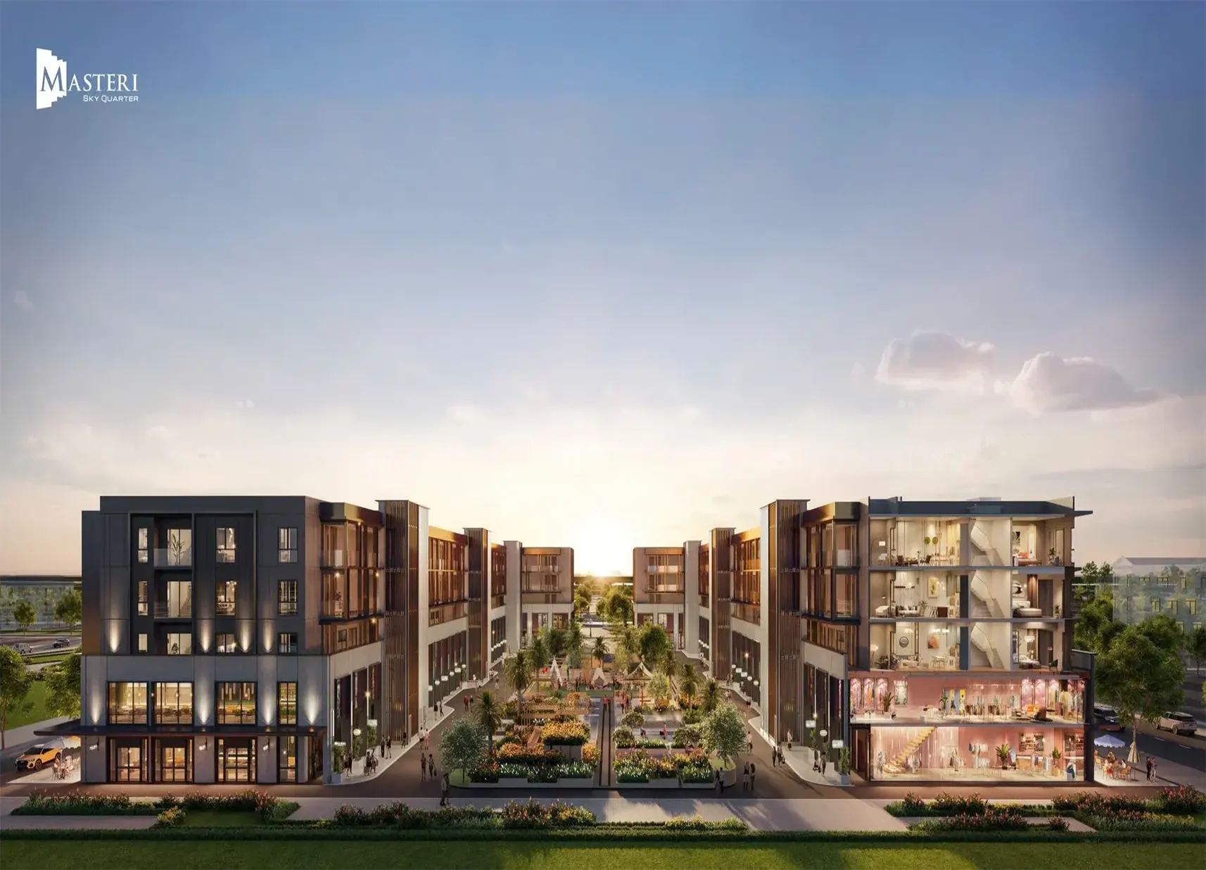 Quy mô và quy hoạch tổng thể Masteri Sky Quarter