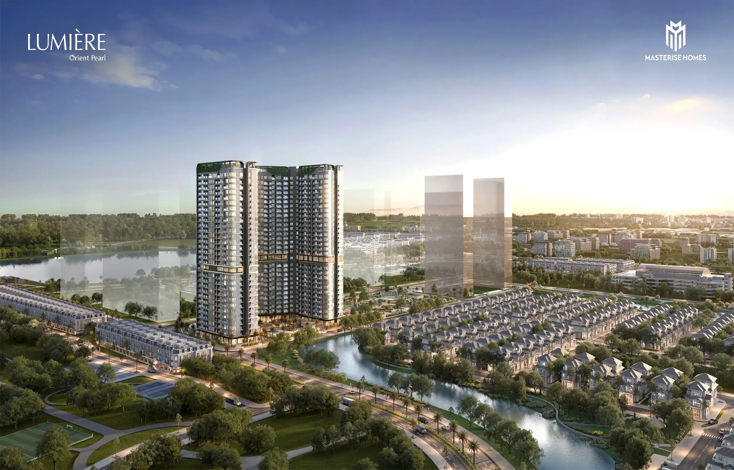 Thông tin tổng quan Tòa Palma 1, phân khu The Palma, Dự án Lumiere Orient Pearl