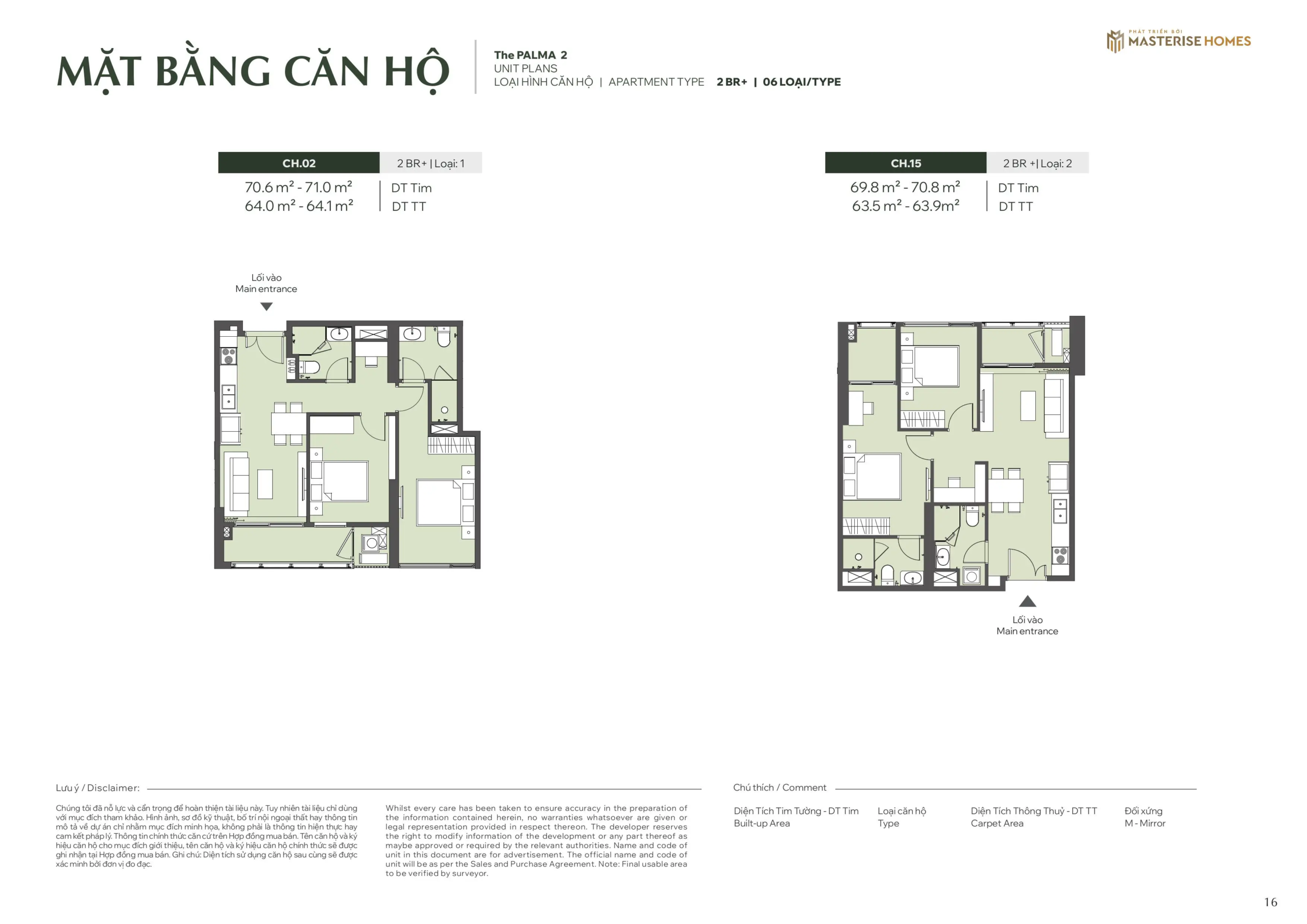 Mặt bằng căn hộ 2 BR + | 06 LOẠI Tòa Palma 2, phân khu The Palma, Dự án Lumiere Orient Pearl Mặt bằng căn hộ 2 BR + | 06 LOẠI Tòa Palma 2, phân khu The Palma, Dự án Lumiere Orient Pearl