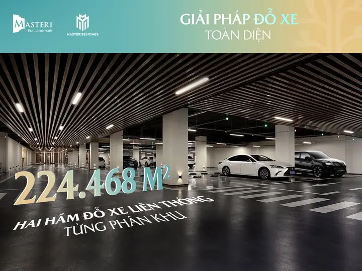 Giải pháp đỗ xe toàn diện - Nâng tầm trải nghiệm sống ân tâm tại Masteri Era Landmark