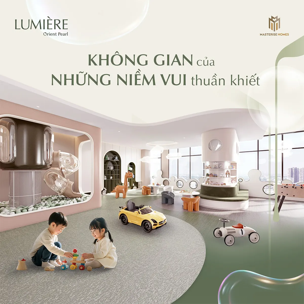 Khu vui chơi trẻ em trong nhà – Không gian của những niềm vui thuần khiết tại Lumiere Orient Pearl
