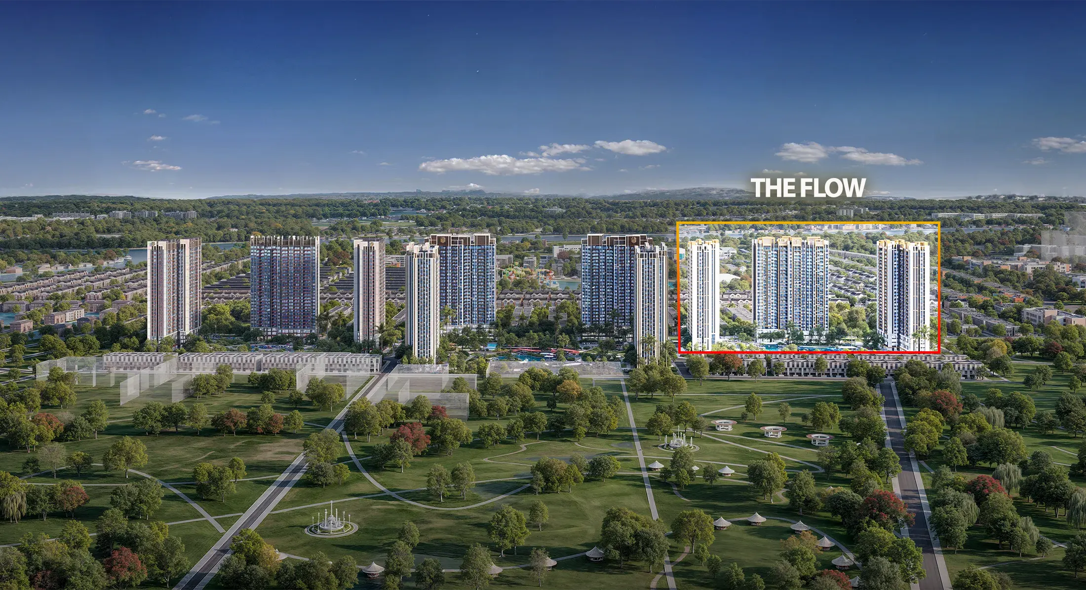 Phân khu The Flow Masteri Era Landmark Ocean Park 3 Ocean City Phân khu The Flow Masteri Era Landmark Ocean Park 3 Ocean City