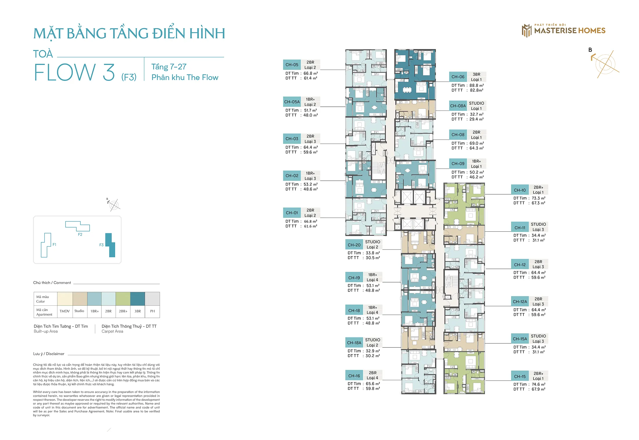 Mặt bằng thiết kế căn hộ tòa Flow 3 Phân khu The Flow Masteri Era Landmark Ocean Park 3 Ocean City Mặt bằng thiết kế căn hộ tòa Flow 3 Phân khu The Flow Masteri Era Landmark Ocean Park 3 Ocean City