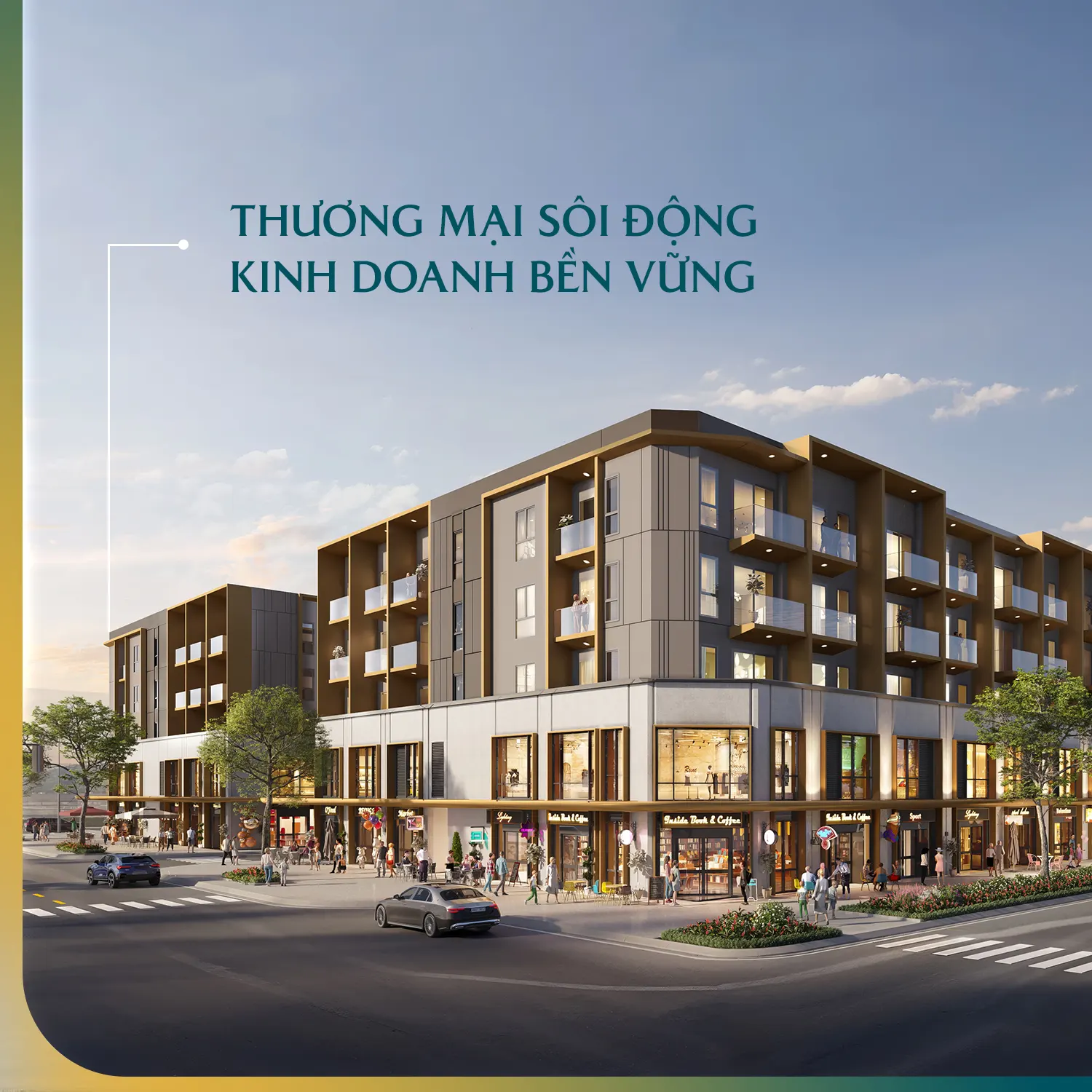 Tâm điểm thương mại sôi động - Tiềm năng kinh doanh bền vững River Quarter & Park Quarter
