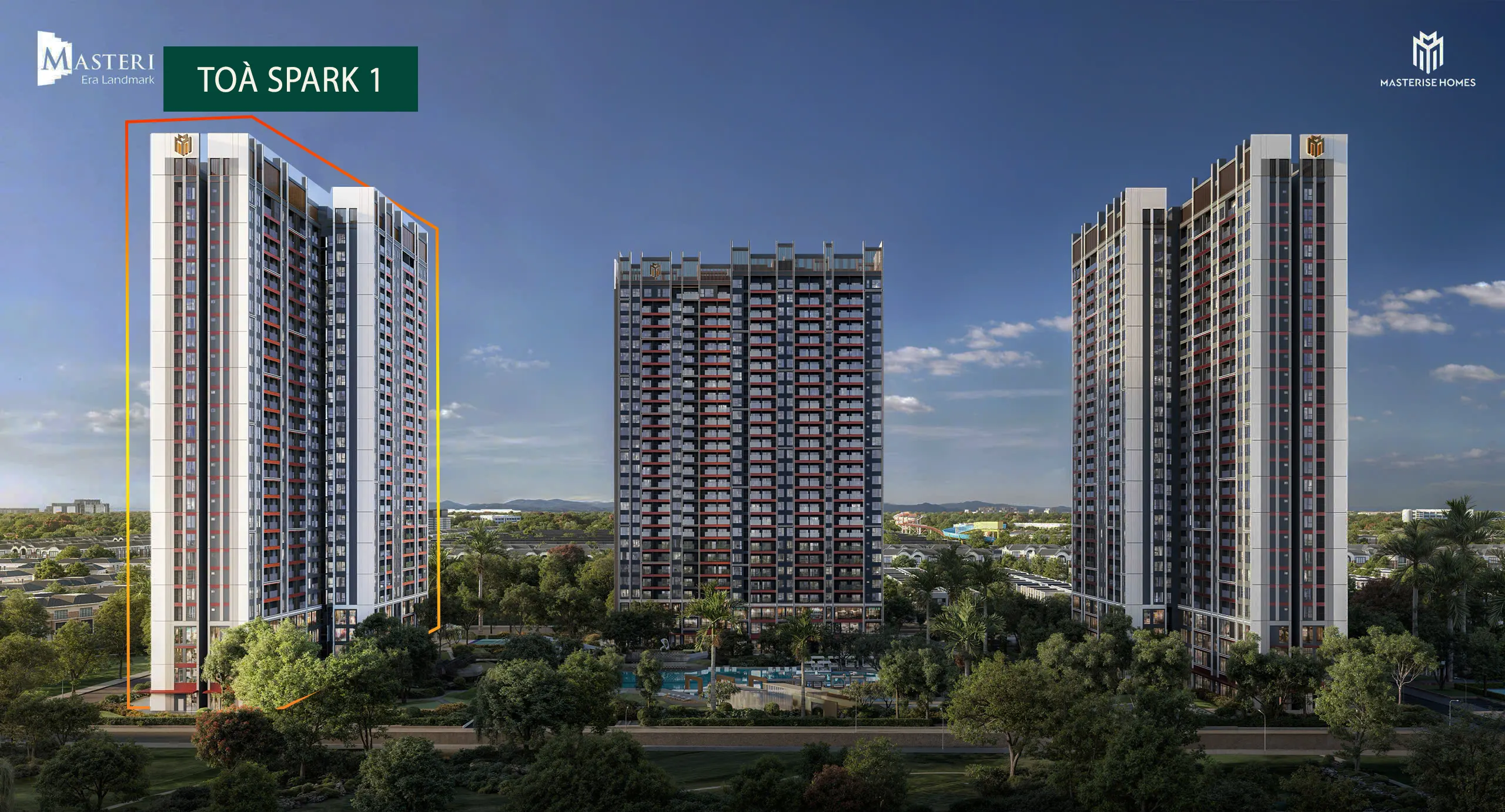 Toà Spark 1 | Phân khu Spark | Masteri Era Landmark Toà Spark 1 | Phân khu Spark | Masteri Era Landmark