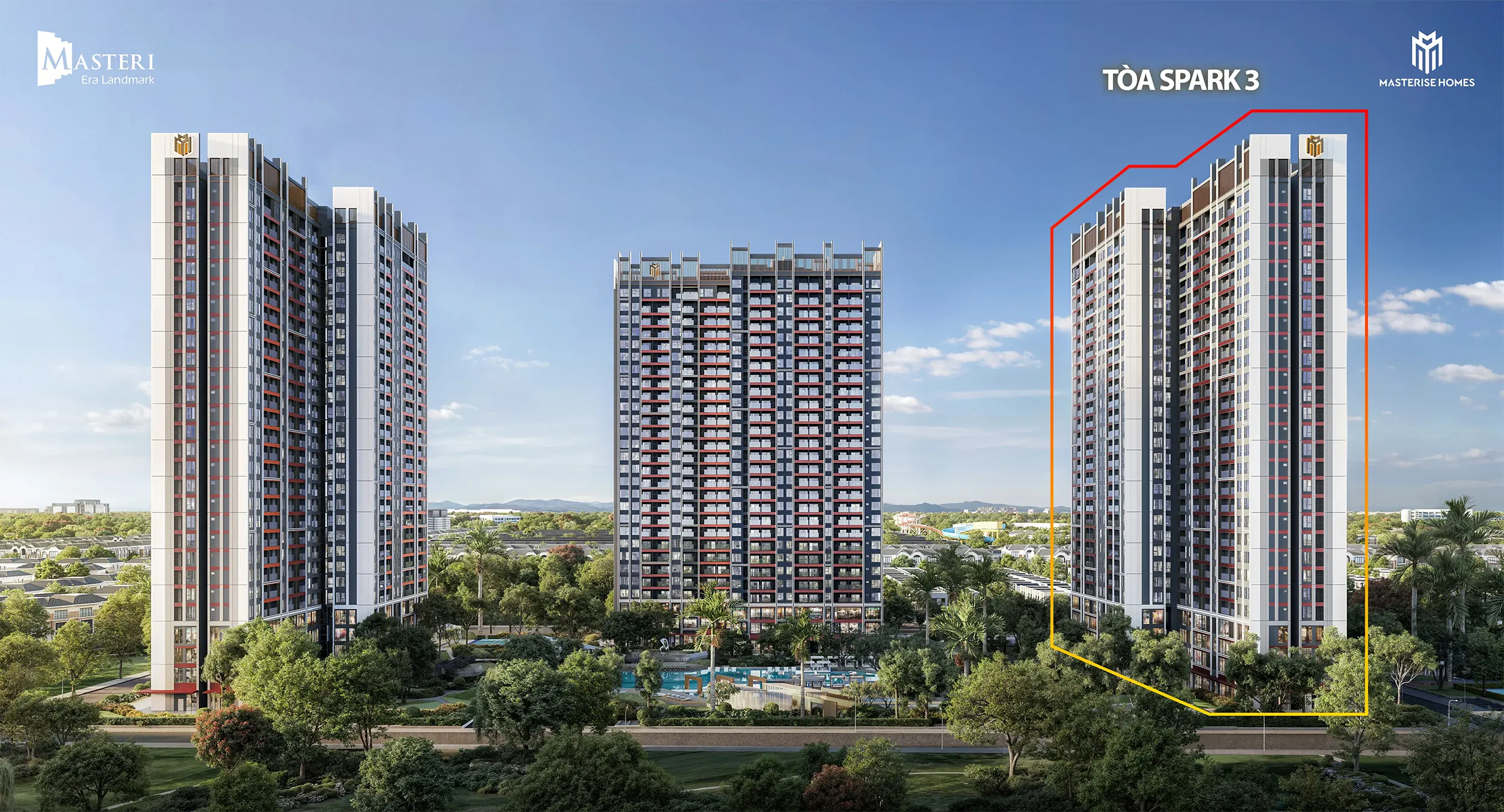 Tòa Spark 3, Phân khu The Spark, Dự án Masteri Era Landmark