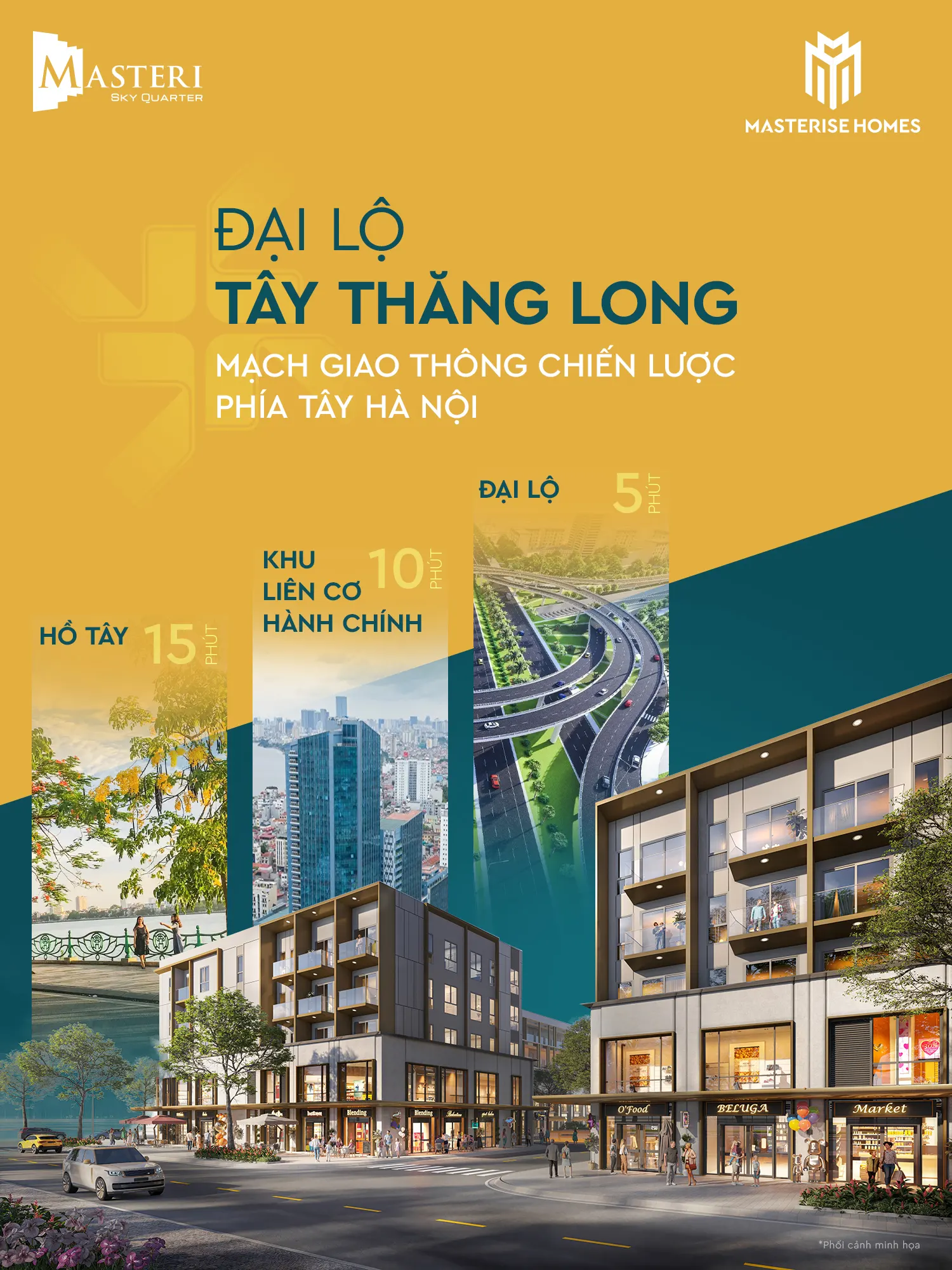 Đại lộ Tây Thăng Long - Trục giao thông chiến lược phía Tây Hà Nội